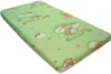 Cearceaf din bumbac cu elastic 120x60 Ursuletul somnoros verde