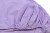 Cearceaf mov KidsDecor cu elastic din bumbac 60 x 85 cm