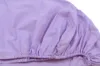 Cearceaf mov KidsDecor cu elastic din bumbac 80x190 cm