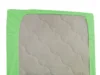 Cearceaf verde KidsDecor cu elastic din bumbac 60 x 85 cm