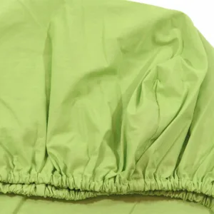 Cearceaf verde KidsDecor cu elastic din bumbac 70 x 140 cm