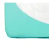 Cearsaf cu elastic jerse din bumbac menta 120x60 cm