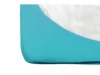 Cearsaf cu elastic jerse din bumbac turcoaz 120x60 cm