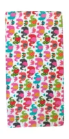 Cearsaf cu elastic pe colt 120x60 cm Elefantei roz