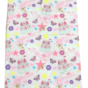 Cearsaf cu elastic pe colt 140x70 cm Castelul Printesei