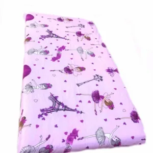 Cearsaf cu elastic roata 140x70 cm Balerine