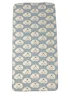 Cearsaf cu elastic roata 140x70 cm Norisori zambareti albastri