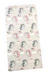Cearsaf cu elastic roata 140x70 cm Unicorni
