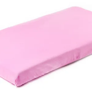 Cearsaf de bumbac jersey cu elastic Sensillo 160x80 cm roz