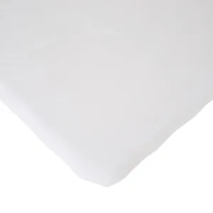 Cearsaf saltea 75x95 cm Childhome Tricot Alb