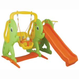 Centru de joaca 3 in 1 Elefant cu cos de baschet
