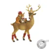 Cerb si pretenii sai statueta decoratiune Craciun 25 cm