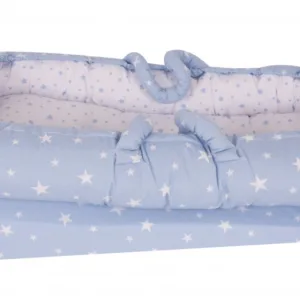 Co-sleeper anti-reflux Nest Blue Stars Sevibaby