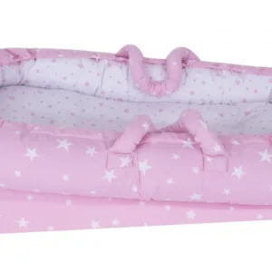 Co-sleeper anti-reflux Nest Pink Stars Sevibaby