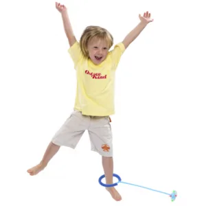 Coarda de sarit Hula Hoop cu lumini LED Blue