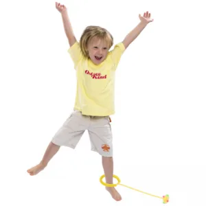 Coarda de sarit Hula Hoop cu lumini LED Yellow