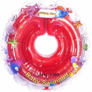 Colac de gat pentru bebelusi Babyswimmer rosu 6-36 luni