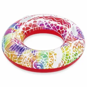 Colac de inot gonflabil cu manere Bestway Neon 91cm