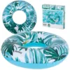 Colac gonflabil Ikonka pentru inot 119 cm Albastru Tropical
