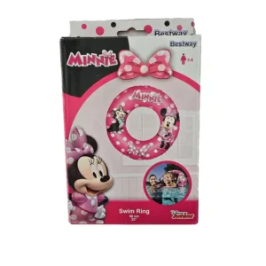 Colac gonflabil pentru inot 56 cm Bestway Minnie Mouse