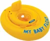 Colac gonflabil pentru inot bebelusi Intex My Baby Float 70 cm Galben