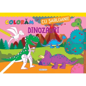 Coloram cu sabloane - Dinozauri