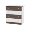 Comoda lemn 4 sertare White Walnut