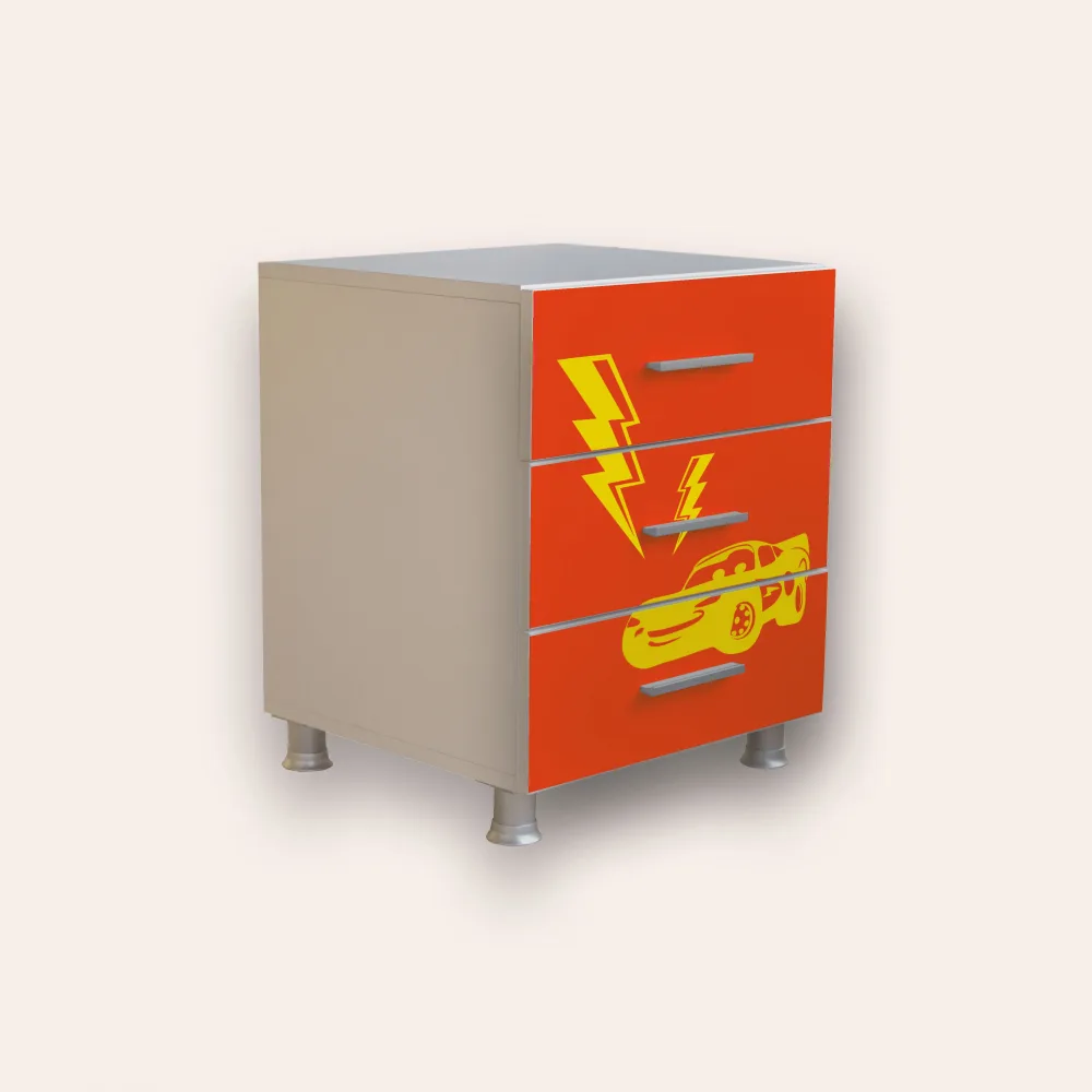 Comoda pentru copii CameraMagica Cars Race rosu