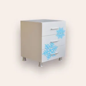 Comoda pentru copii CameraMagica Frozen alb