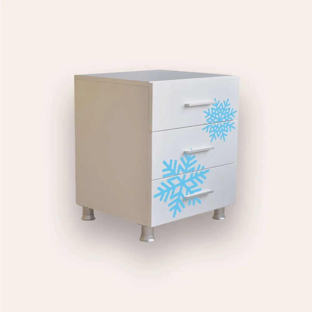 Comoda pentru copii CameraMagica Frozen alb