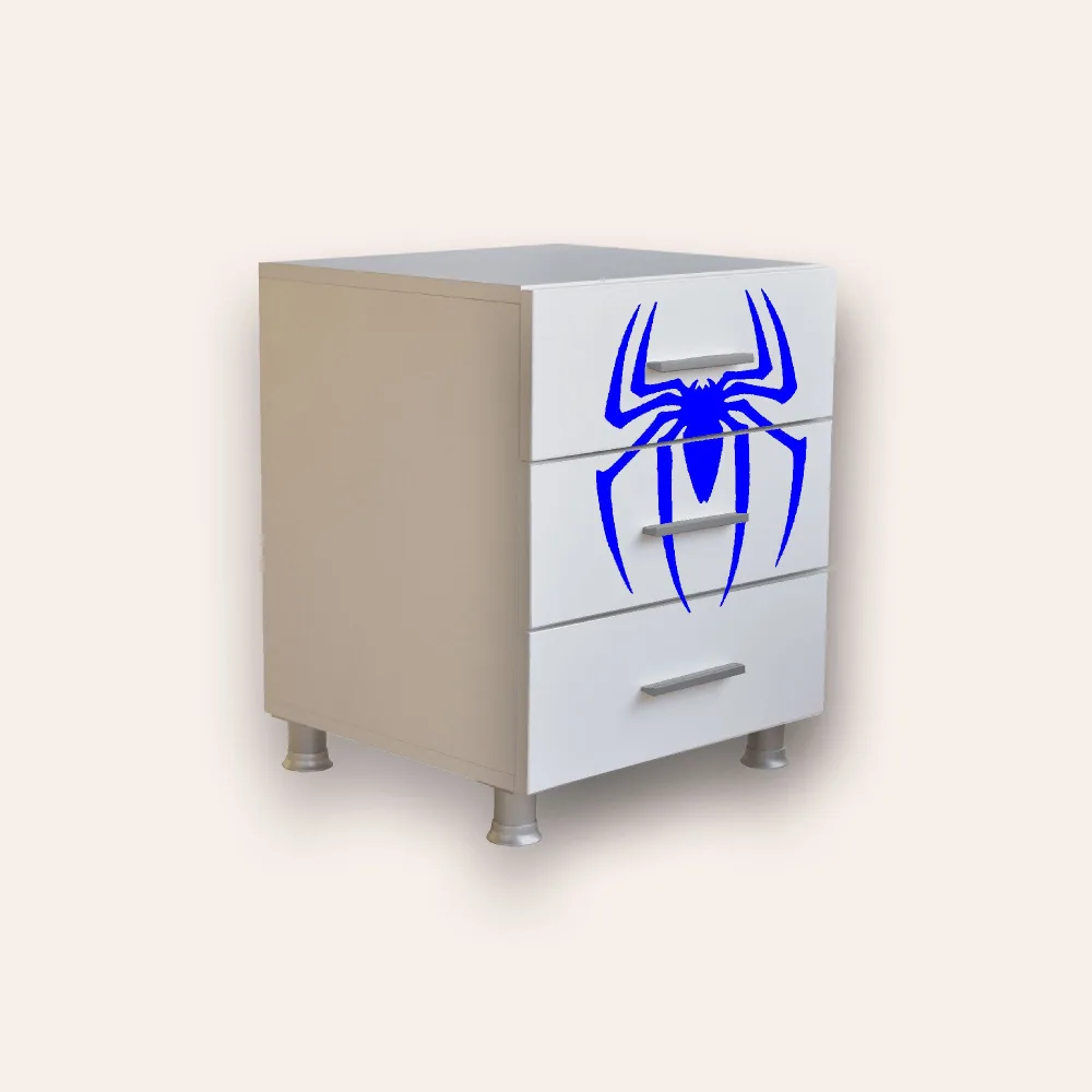 Comoda pentru copii CameraMagica Spiderman alb