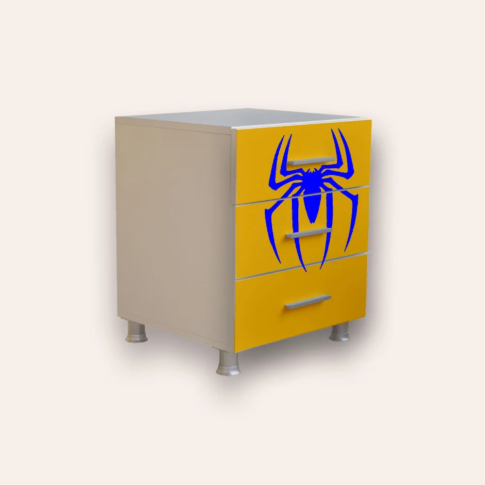 Comoda pentru copii CameraMagica Spiderman galben