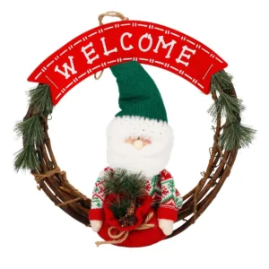 Coronita decorativa din lemn pentru usa