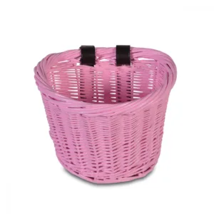 Cos de bicicleta impletit Byox Basket Pink