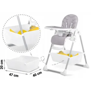 Cos de depozitare pentru scaunul de masa Nukido Tulo 704900 Alb