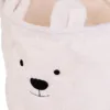 Cos depozitare Childhome 30x30x30 cm Teddy alb