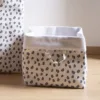 Cos depozitare panza 32x32x29 cm Leopard Childhome
