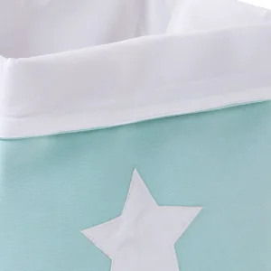 Cos depozitare panza Childhome 32x32x29 cm Menta