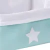 Cos depozitare panza Childhome 40x30x20 cm Menta