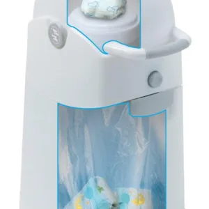 Cos ermetic pentru scutece Diaper Champ capacitate 50 scutece Medium Silver