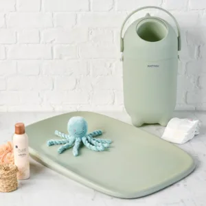Cos pentru scutece Nattou Dropy Verde 27 cm