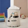 Cos pliabil Sipo pentru jucarii si rufe 35x42 cm bumbac 43l Love Mommy