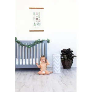 Cos scutece Ubbi gri Chevron