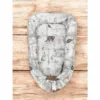 Cosulet bebelus MimiNu Baby Cocoon 75x55 cm din bumbac Design Woodland