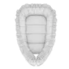 Cosulet bebelus MimiNu pentru dormit Baby Nest 55 x 75 cm Royal Grey