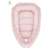 Cosulet bebelus MimiNu pentru dormit Baby Nest 55 x 75 cm Royal Powder Pink