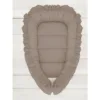 Cosulet bebelus MimiNu pentru dormit Baby Nest 55x75 cm Colectia Royal Mocha