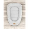 Cosulet pentru bebelusi Qmini Gray Baby Nest 55x75 cm