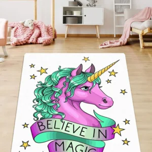 Covor antiderapant pentru copii Belive In Magic 150x200 cm