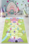 Covor antiderapant pentru copii Castle 150x200 cm